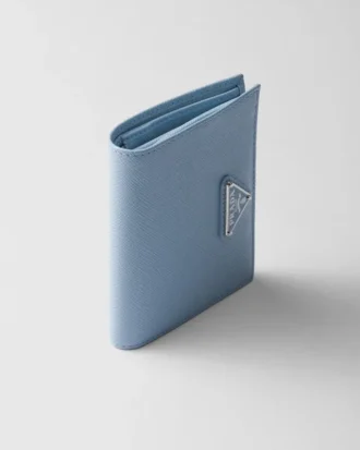Cartera pequeña de piel Saffiano