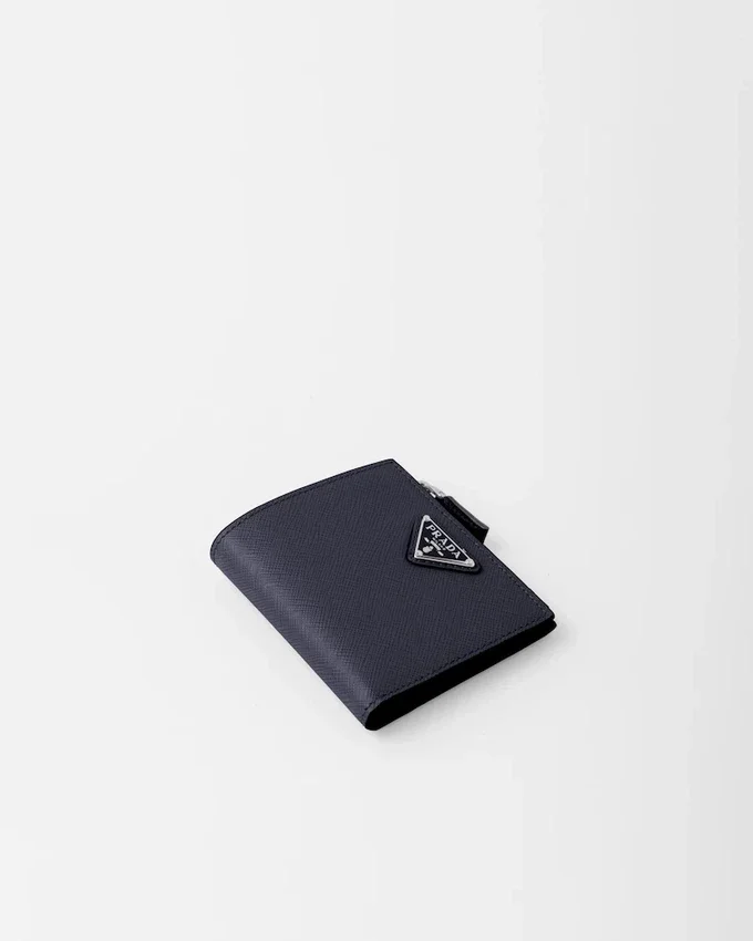 Cartera pequeña de piel Saffiano Cartera pequeña de piel Saffiano