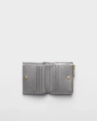 Cartera pequeña de piel Saffiano