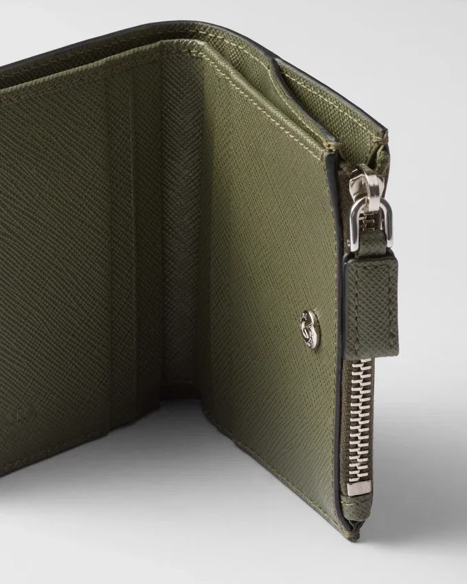 Cartera pequeña de piel Saffiano Cartera pequeña de piel Saffiano