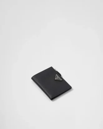 Cartera pequeña de piel Saffiano