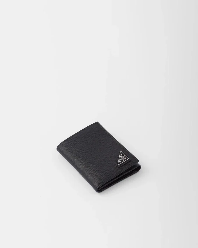 Cartera pequeña de piel Saffiano Cartera pequeña de piel Saffiano