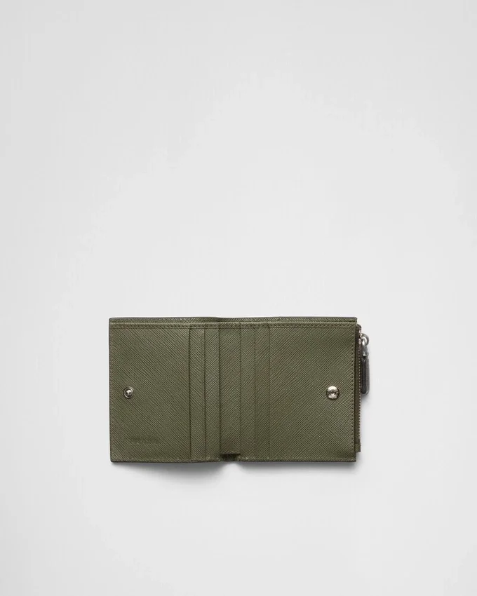 Cartera pequeña de piel Saffiano Cartera pequeña de piel Saffiano