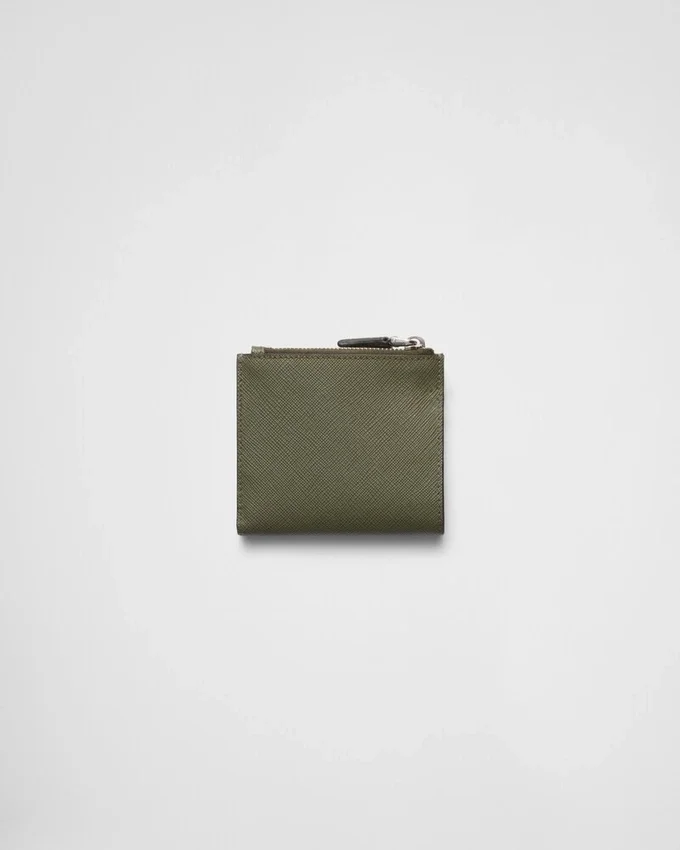 Cartera pequeña de piel Saffiano Cartera pequeña de piel Saffiano