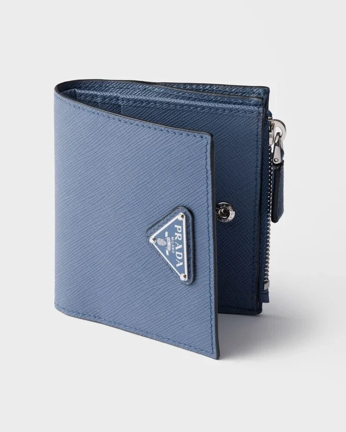 Cartera pequeña de piel Saffiano Cartera pequeña de piel Saffiano