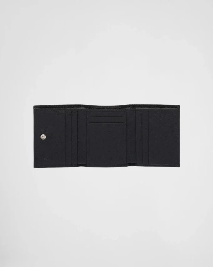 Cartera pequeña de piel Saffiano Cartera pequeña de piel Saffiano