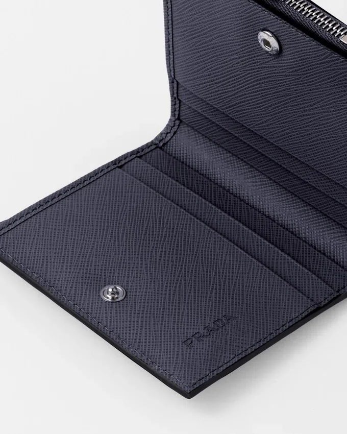 Cartera pequeña de piel Saffiano Cartera pequeña de piel Saffiano