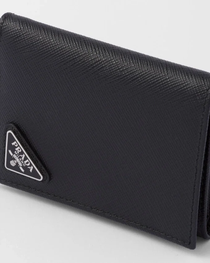 Cartera pequeña de piel Saffiano Cartera pequeña de piel Saffiano