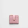 Cartera pequeña de piel Saffiano y lisa Cartera pequeña de piel Saffiano y lisa