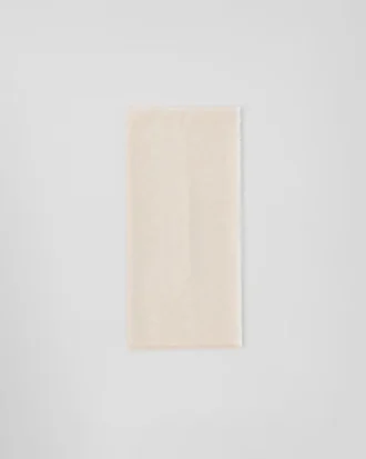 Chal de jacquard de lana, seda, cachemira y lurex