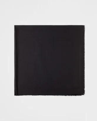 Chal de jacquard de seda y lana Symbole