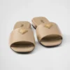 Chanclas de charol Saffiano Chanclas de charol Saffiano