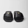 Chanclas de charol Saffiano Chanclas de charol Saffiano