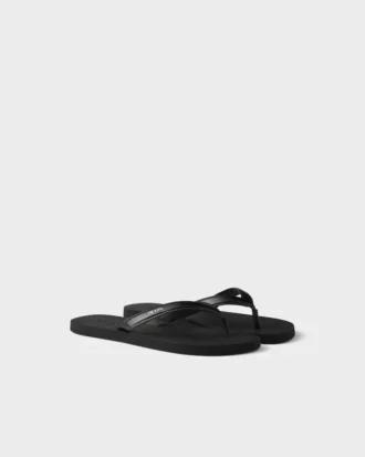 Chanclas de cuero cepillado