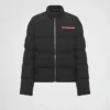 Chaqueta acolchada corta de punto técnico Chaqueta acolchada corta de punto técnico