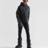Chaqueta acolchada de doble jersey reciclado Chaqueta acolchada de doble jersey reciclado