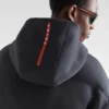 Chaqueta acolchada de doble jersey reciclado Chaqueta acolchada de doble jersey reciclado