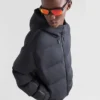 Chaqueta acolchada de doble jersey reciclado Chaqueta acolchada de doble jersey reciclado