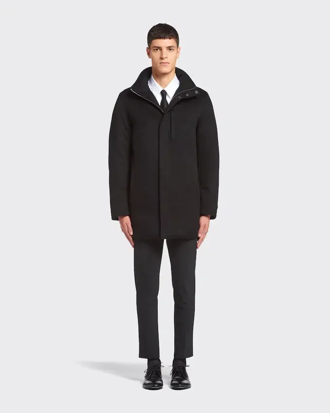 Chaqueta acolchada larga de cachemira Chaqueta acolchada larga de cachemira