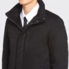 Chaqueta acolchada larga de cachemira Chaqueta acolchada larga de cachemira