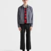 Chaqueta blouson de algodón técnico con cremallera Chaqueta blouson de algodón técnico con cremallera