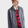 Chaqueta blouson de algodón técnico con cremallera Chaqueta blouson de algodón técnico con cremallera