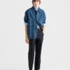 Chaqueta blouson de denim ligero Chaqueta blouson de denim ligero