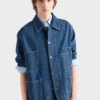 Chaqueta blouson de denim ligero Chaqueta blouson de denim ligero