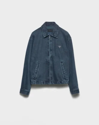 Chaqueta blouson de mezclilla