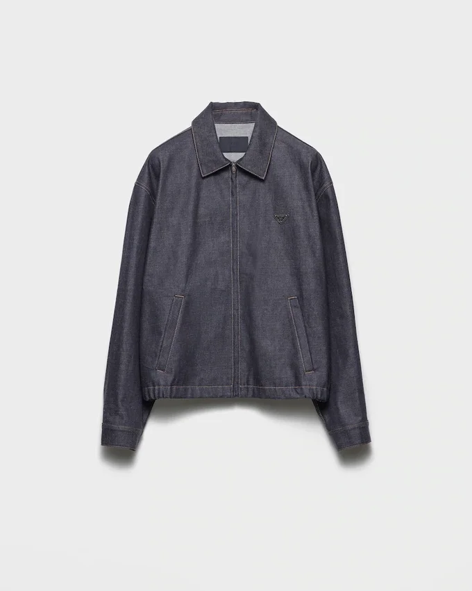 Chaqueta blouson de mezclilla Chaqueta blouson de mezclilla