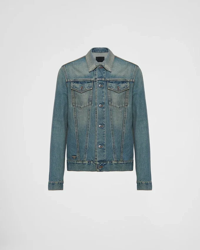 Chaqueta blouson de mezclilla Chaqueta blouson de mezclilla