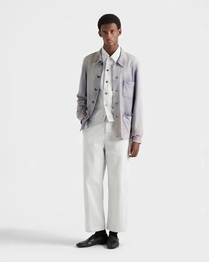 Chaqueta blouson de mezclilla Chaqueta blouson de mezclilla