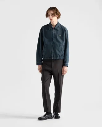 Chaqueta blouson de mezclilla