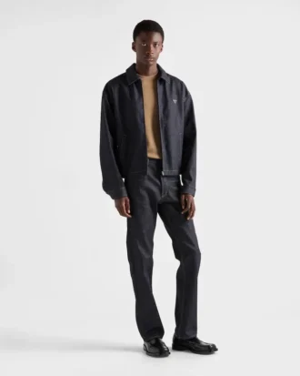 Chaqueta blouson de mezclilla Chaqueta blouson de mezclilla