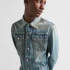 Chaqueta blouson de mezclilla Chaqueta blouson de mezclilla