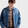 Chaqueta blouson de mezclilla Chaqueta blouson de mezclilla