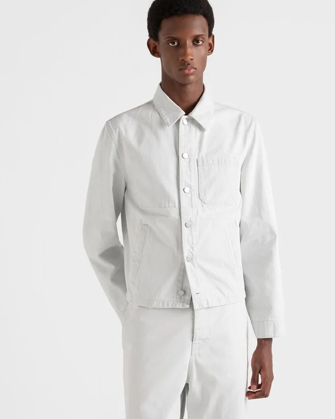 Chaqueta blouson de mezclilla Chaqueta blouson de mezclilla