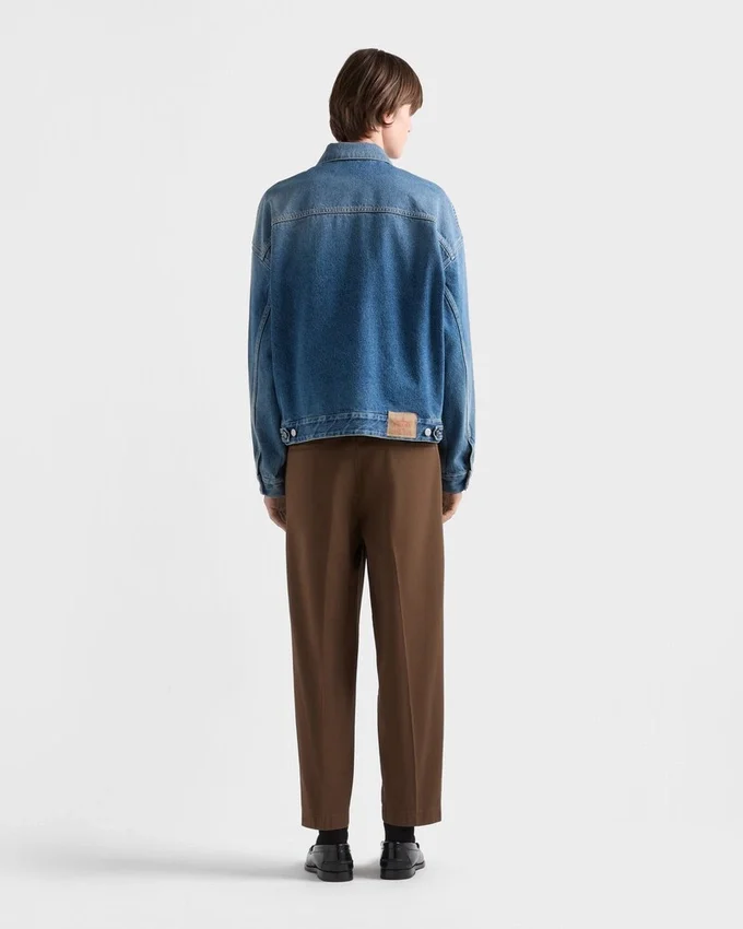 Chaqueta blouson de mezclilla Chaqueta blouson de mezclilla