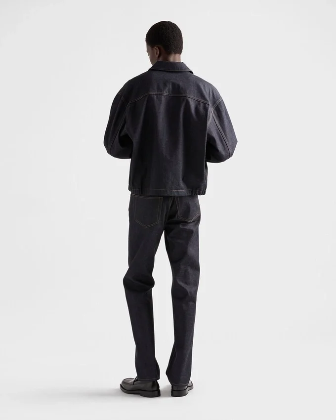 Chaqueta blouson de mezclilla Chaqueta blouson de mezclilla