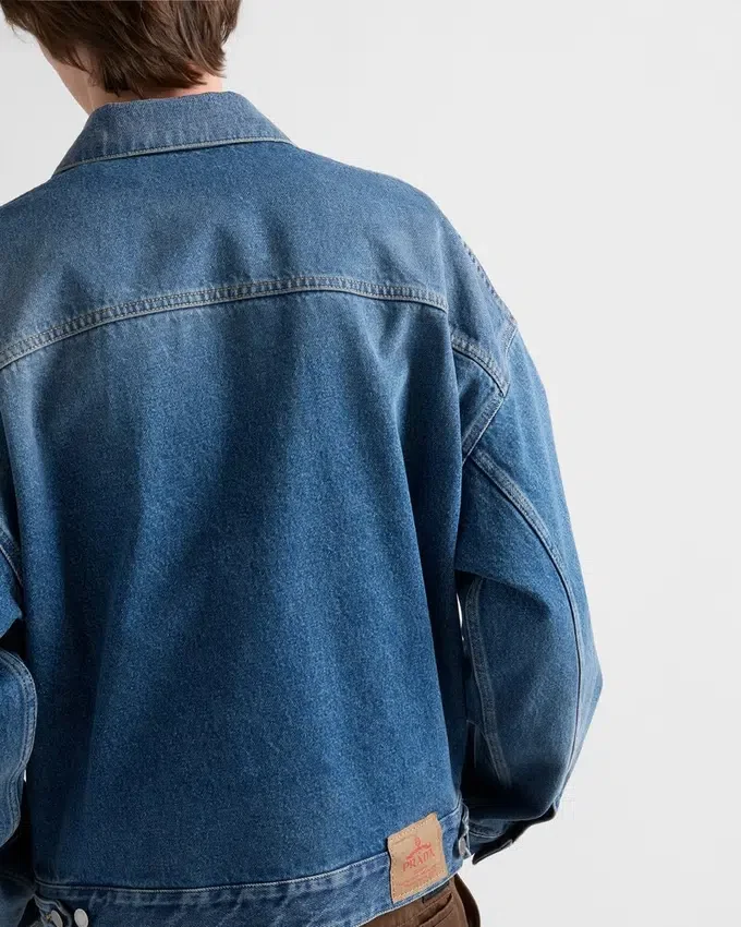 Chaqueta blouson de mezclilla Chaqueta blouson de mezclilla