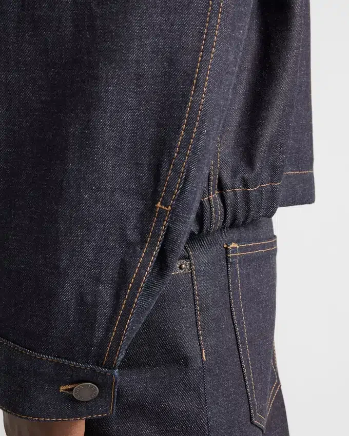 Chaqueta blouson de mezclilla Chaqueta blouson de mezclilla