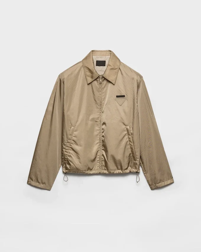 Chaqueta blusón con cremallera de Re-Nylon Chaqueta blusón con cremallera de Re-Nylon