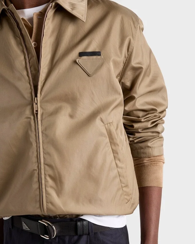 Chaqueta blusón con cremallera de Re-Nylon Chaqueta blusón con cremallera de Re-Nylon