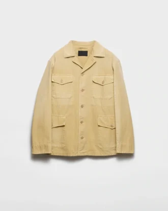 Chaqueta blusón de algodón