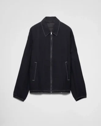 Chaqueta blusón de algodón