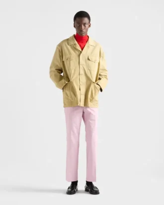 Chaqueta blusón de algodón