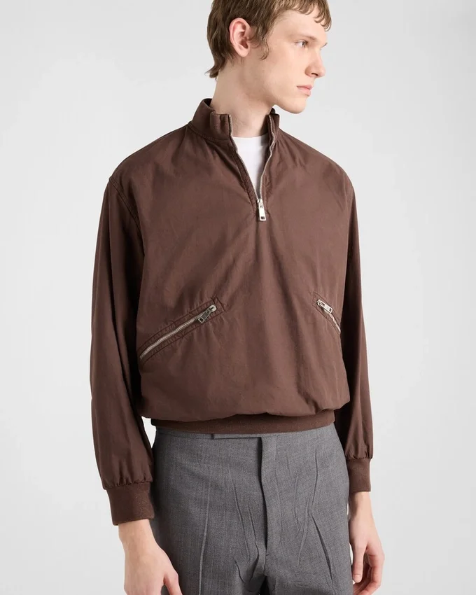 Chaqueta blusón de algodón Chaqueta blusón de algodón