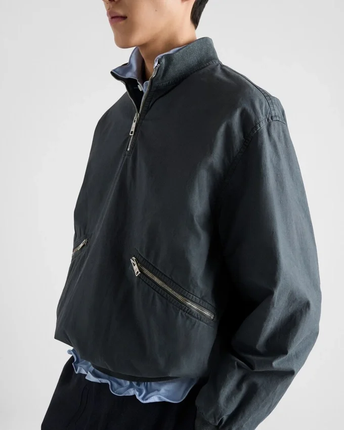 Chaqueta blusón de algodón Chaqueta blusón de algodón