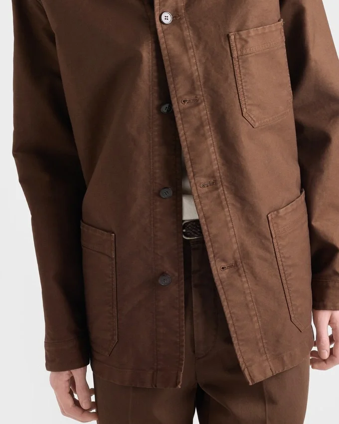 Chaqueta blusón de algodón Chaqueta blusón de algodón