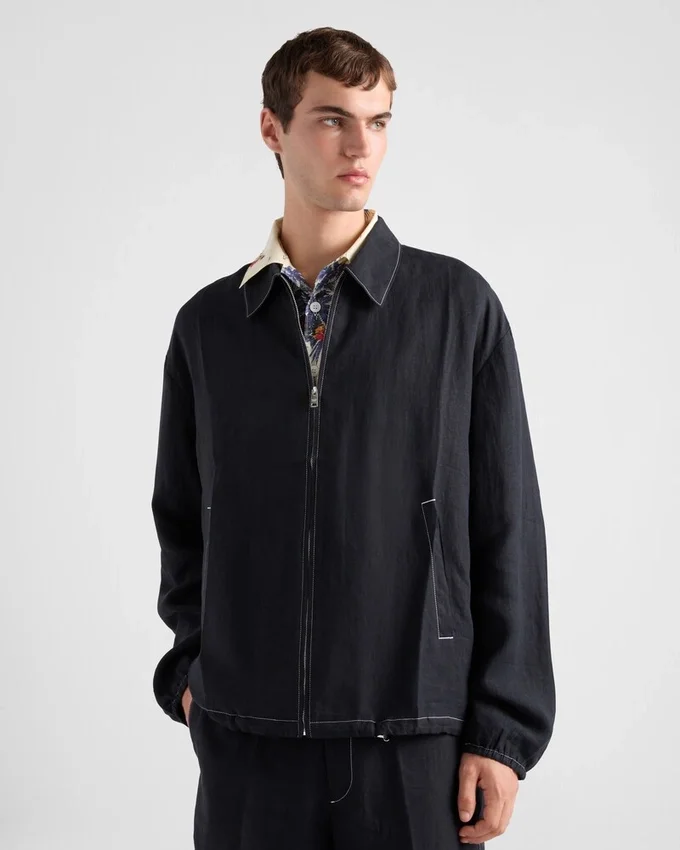 Chaqueta blusón de algodón Chaqueta blusón de algodón
